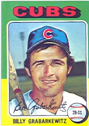 1975 Topps Mini Baseball Cards      233     Billy Grabarkewitz